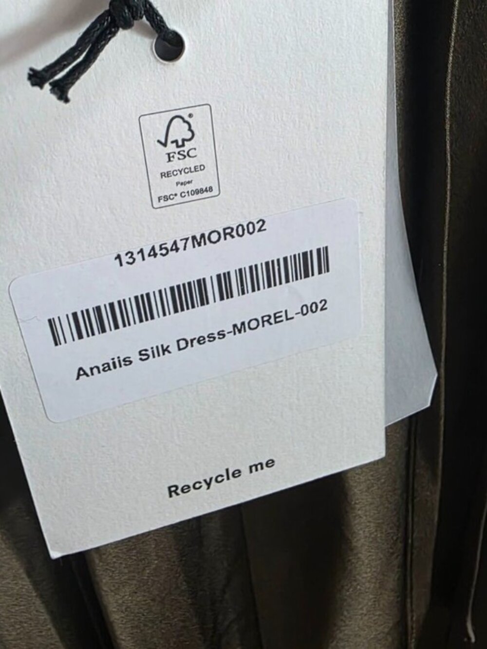NWT Reformation Anaiis Silk Dress - Picture 7 of 9